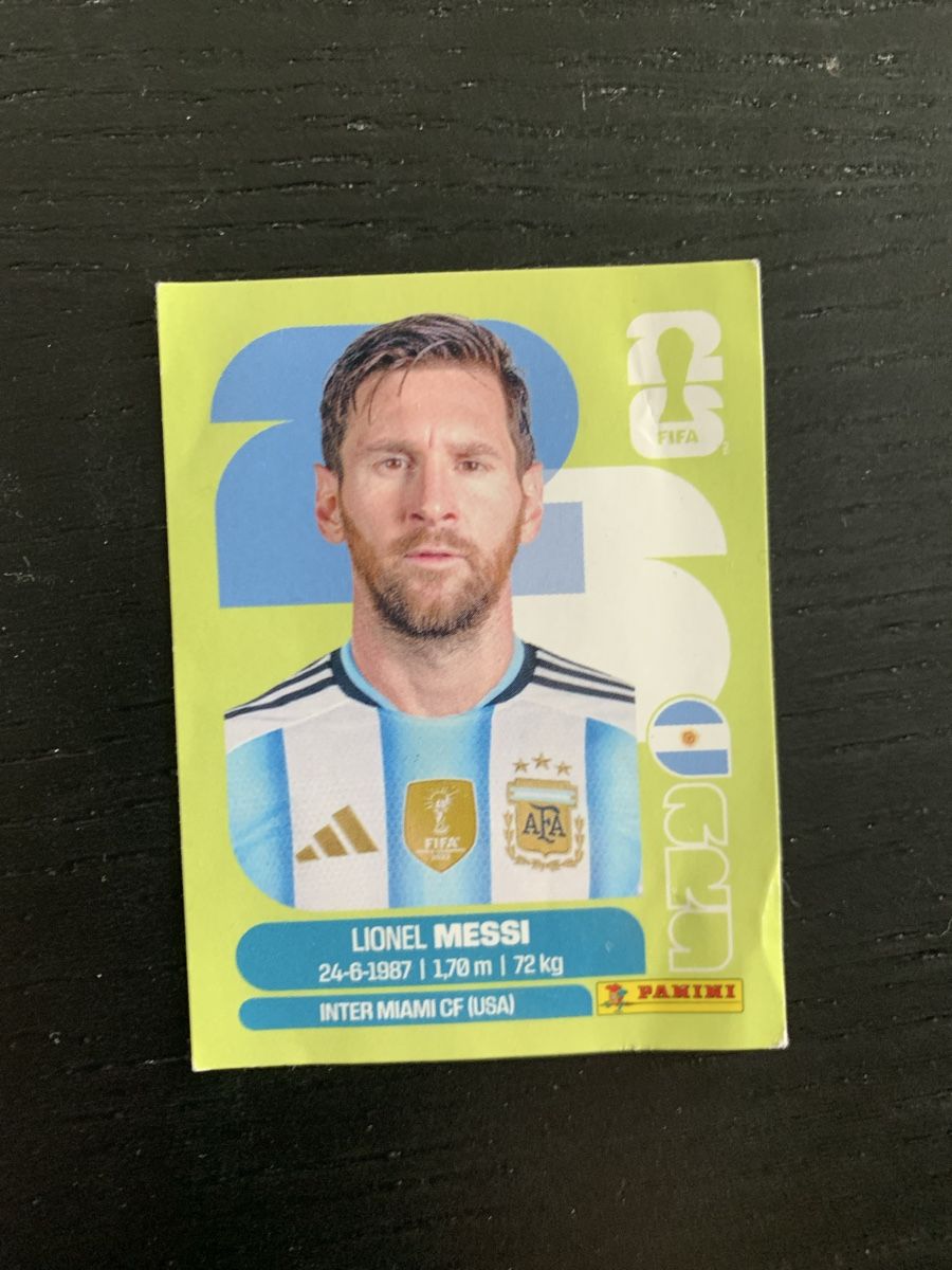 Panini Carte collezionabili: Lionel Messi Panini – Usato da Pfeffingen venduto da Samuel4148