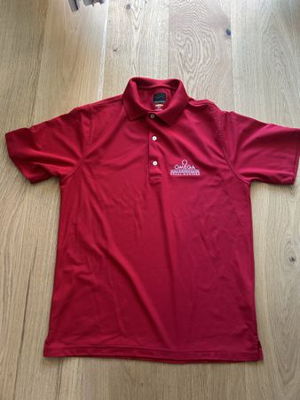 Greg Norman, polo polyester, rouge,Taille L