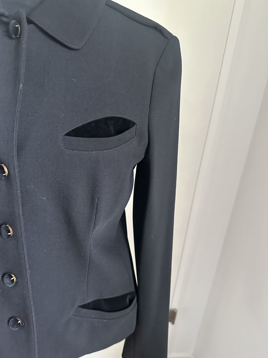 Prada Jacken: Prada - beautiful jacket with velvet inserts IT46 - – Neu (gemäss Beschreibung) aus Langnau am Albis von bar_ml6k 2