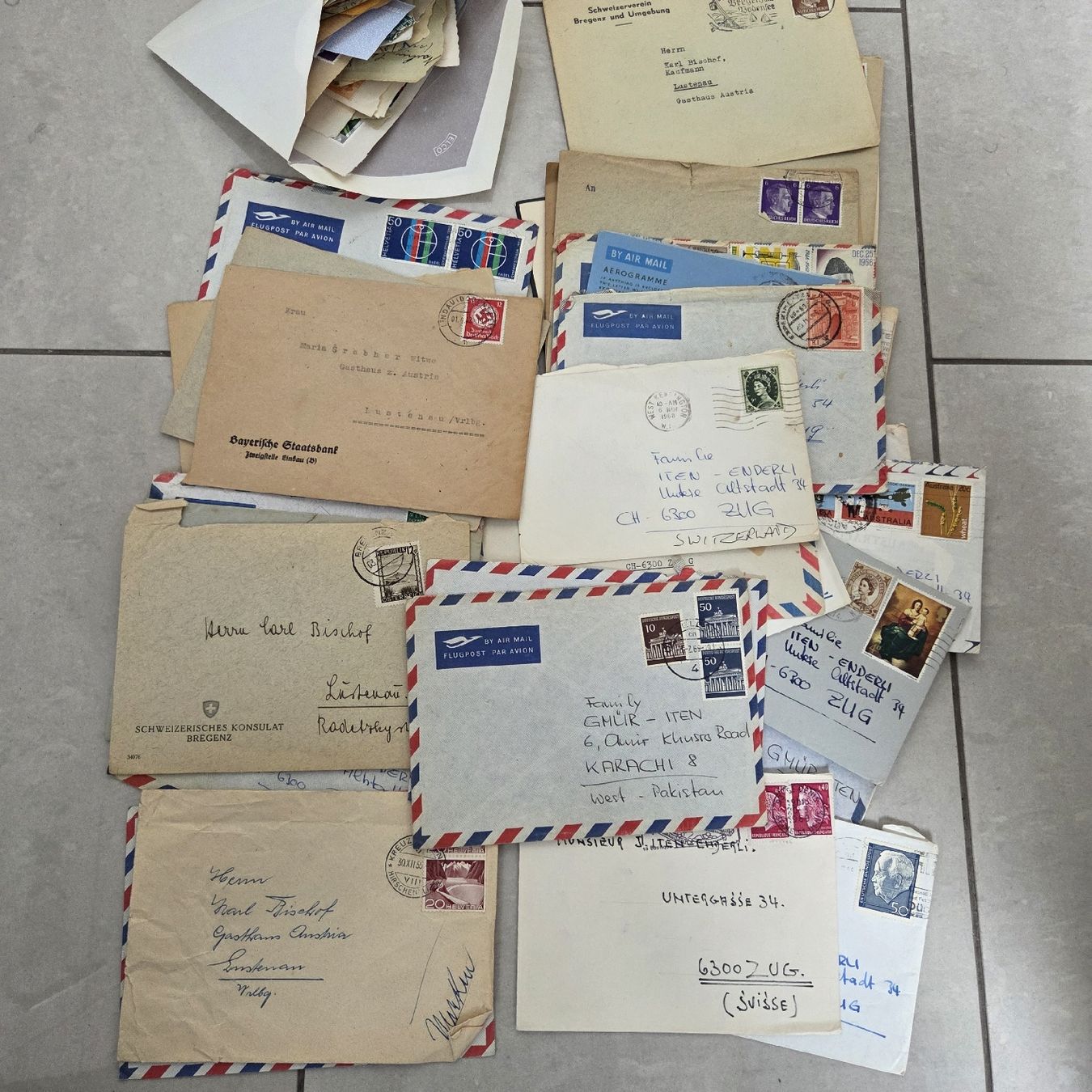 Tutti i francobolli: Alte Briefe, Kuverts mit Briefmarken.. – Usato da Stans venduto da Ducati16 1