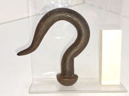 1 antiker Aufhänge Haken, Schmiedeisen (LOT1073#AEW0)