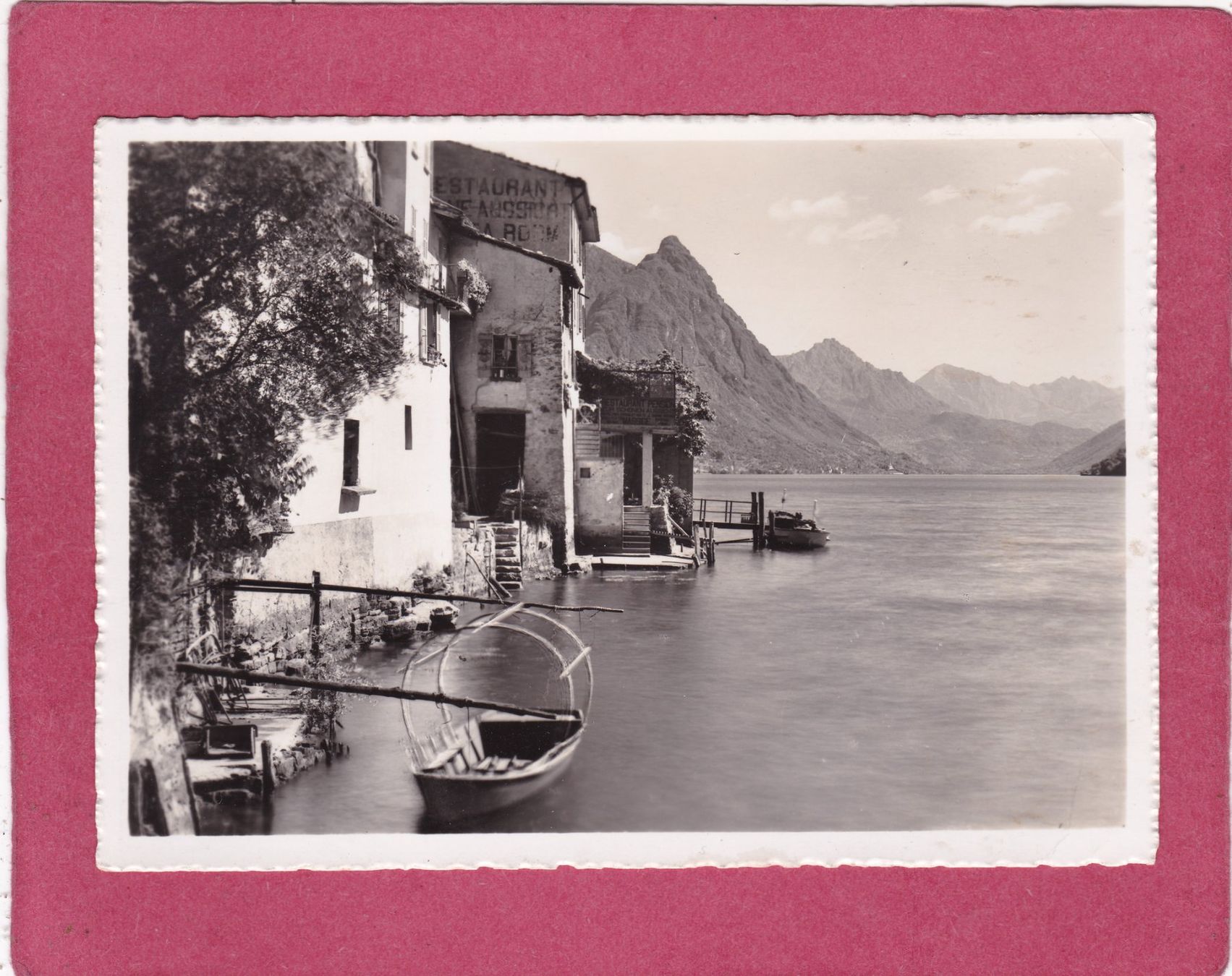 Cartoline postali: Lago di Lugano Gandria 1945 – Usato da Herisau venduto da Lisegrat2008