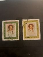 Venezuela, 2 Timbres anciens Simon Bolivar, Aéro 49