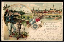 Litho Ganzsache PP15 C31: Kitzingen, III