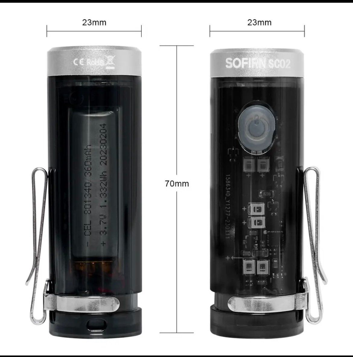 Lampade: Neu: Sofirn SC02 Mini-LED-Lampe mit 320 Lumen – Nuovo e nell'imballaggio originale da Arbon venduto da Helmuth 6