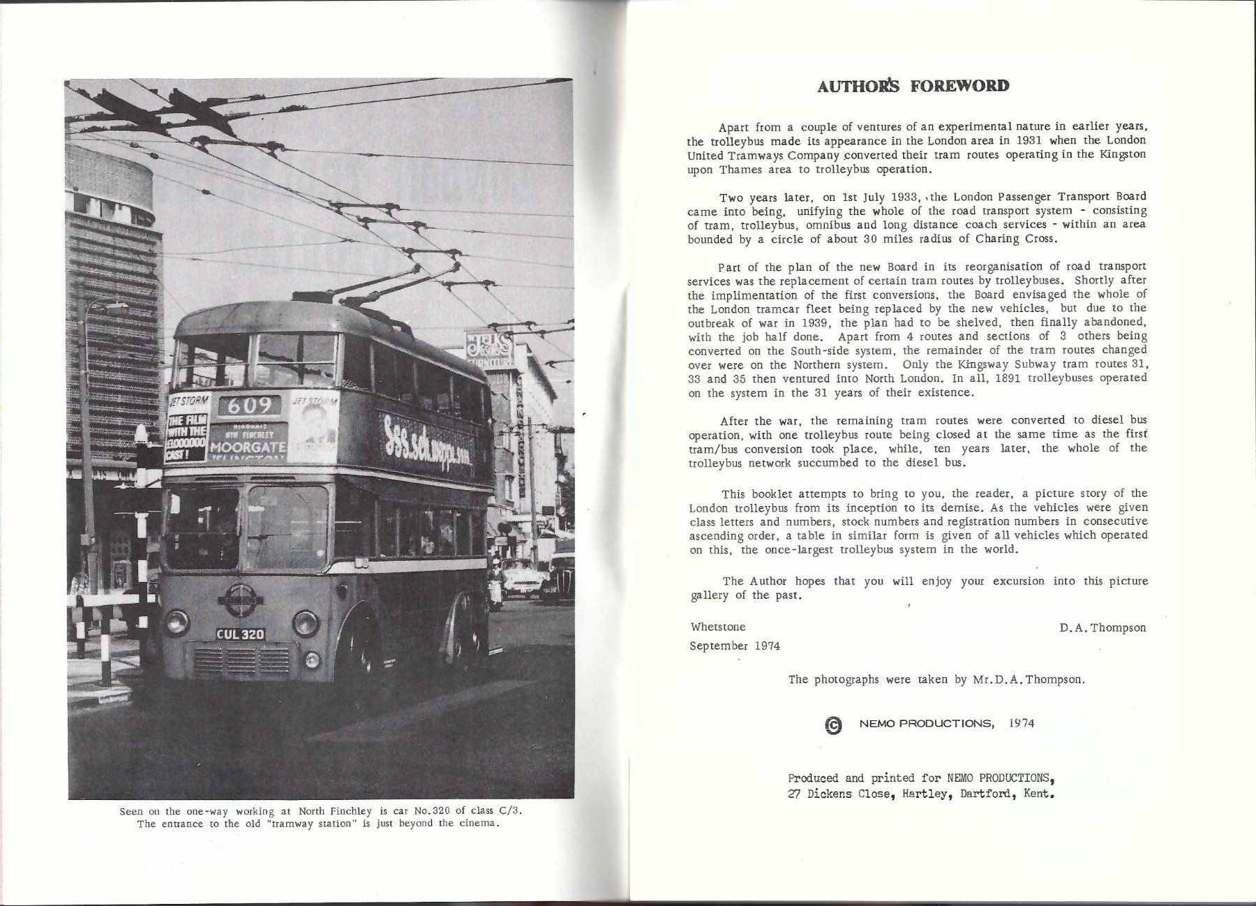 Bücher: London Trolleybus Pictorial – Gebraucht aus Horw von SwissSteamMemories 1