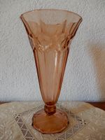 Art Deco, Wunderschöne Rosalin Glasvase, wohl Walter & Söhne