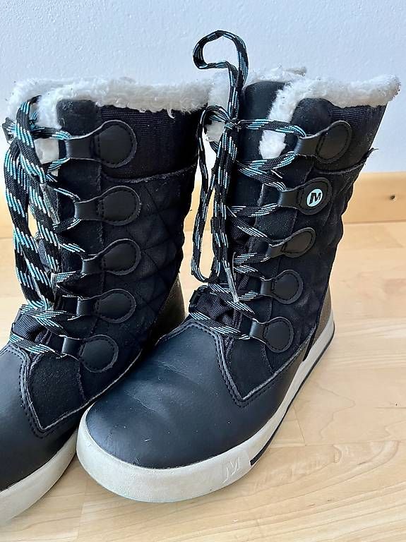 Scarpe per ragazzi: Winterstiefel Merrell Kinder dunkelblau Gr. 32 – Usato da Samedan venduto da sroo 1
