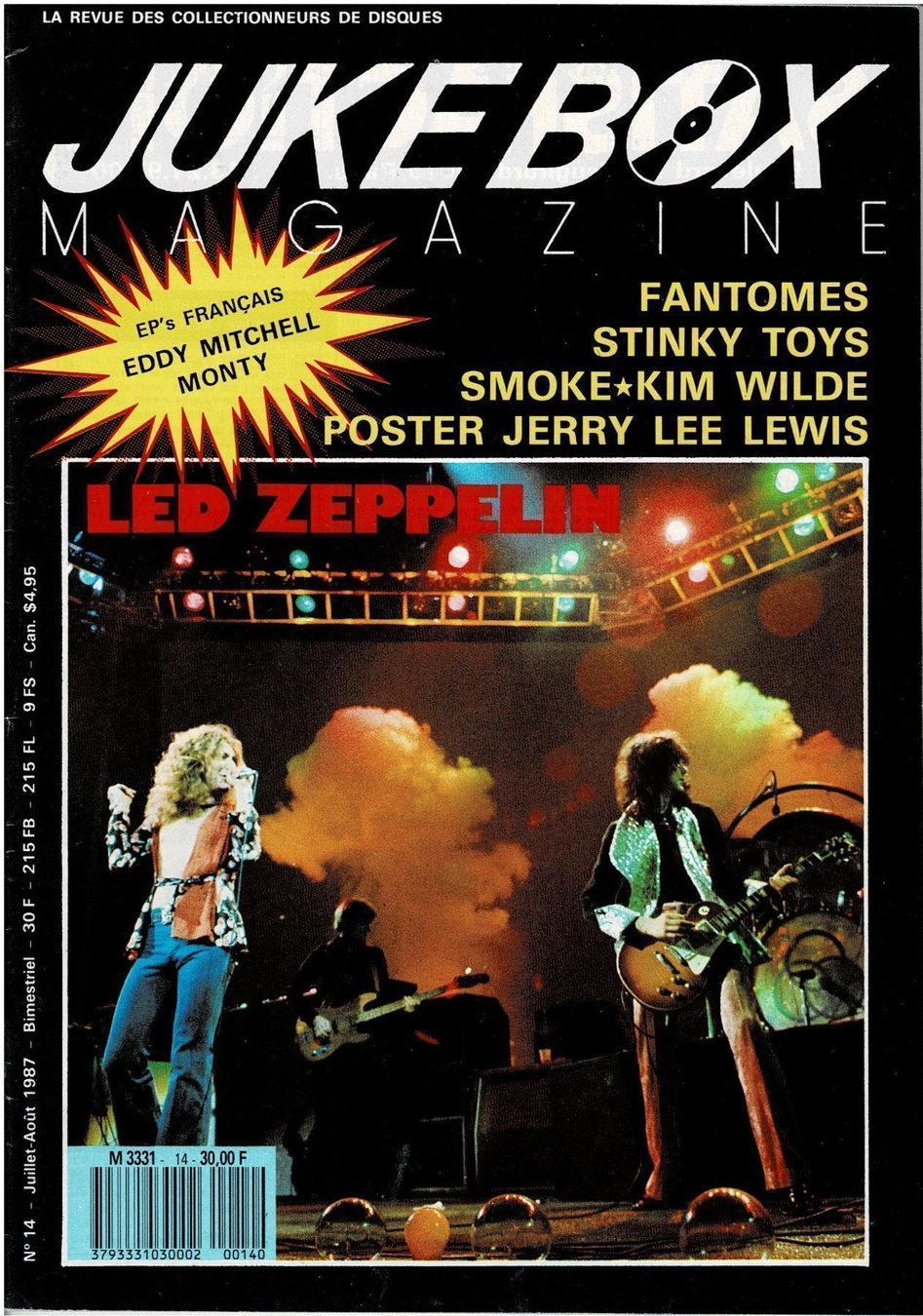 Zeitschriften & Magazine: Led Zeppelin / Jerry Lee Lewis / Eddy Mitchell / Kim Wilde – Gebraucht aus Noréaz von Hallyday