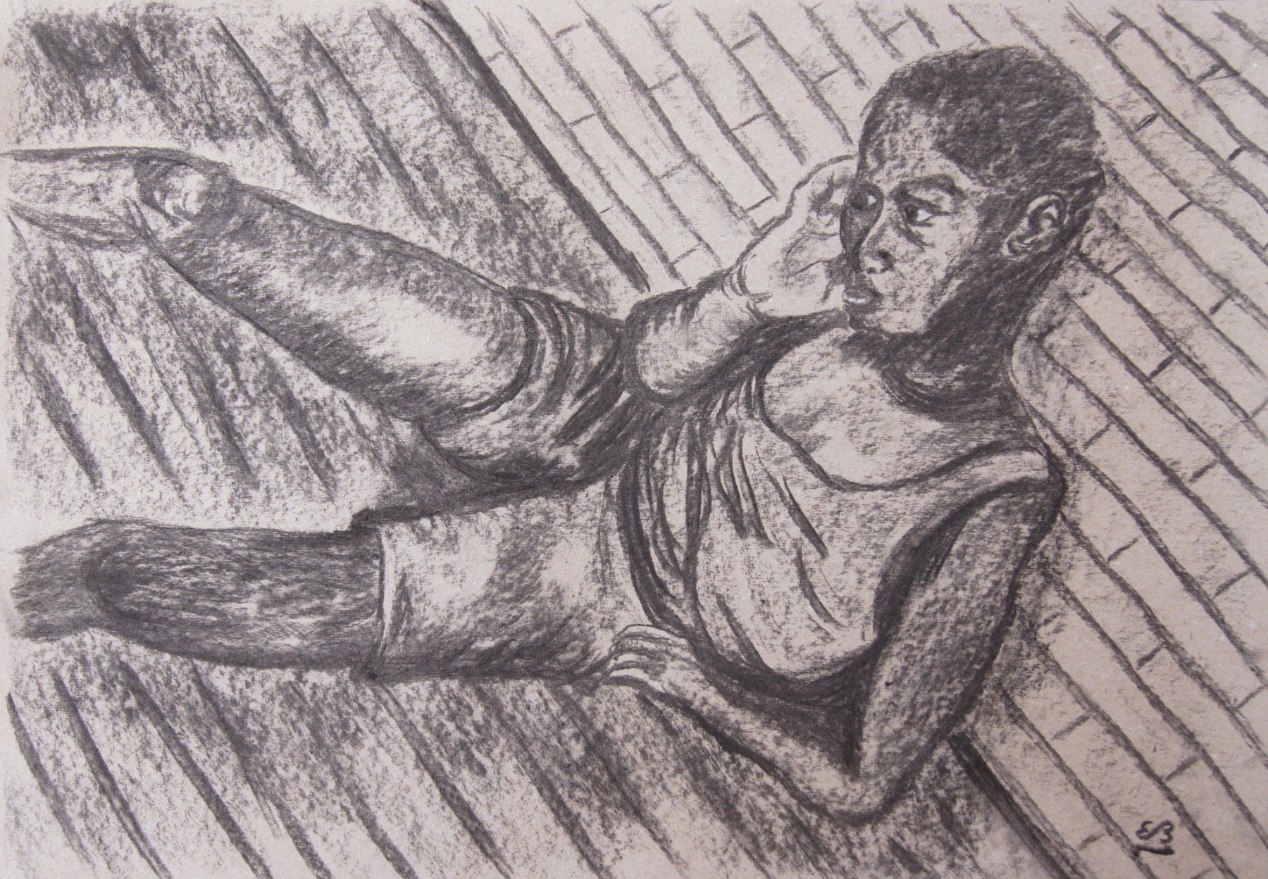 Gemälde: 100 Portrait Zeichnungen – Gebraucht aus Fribourg von erw_68dx 4