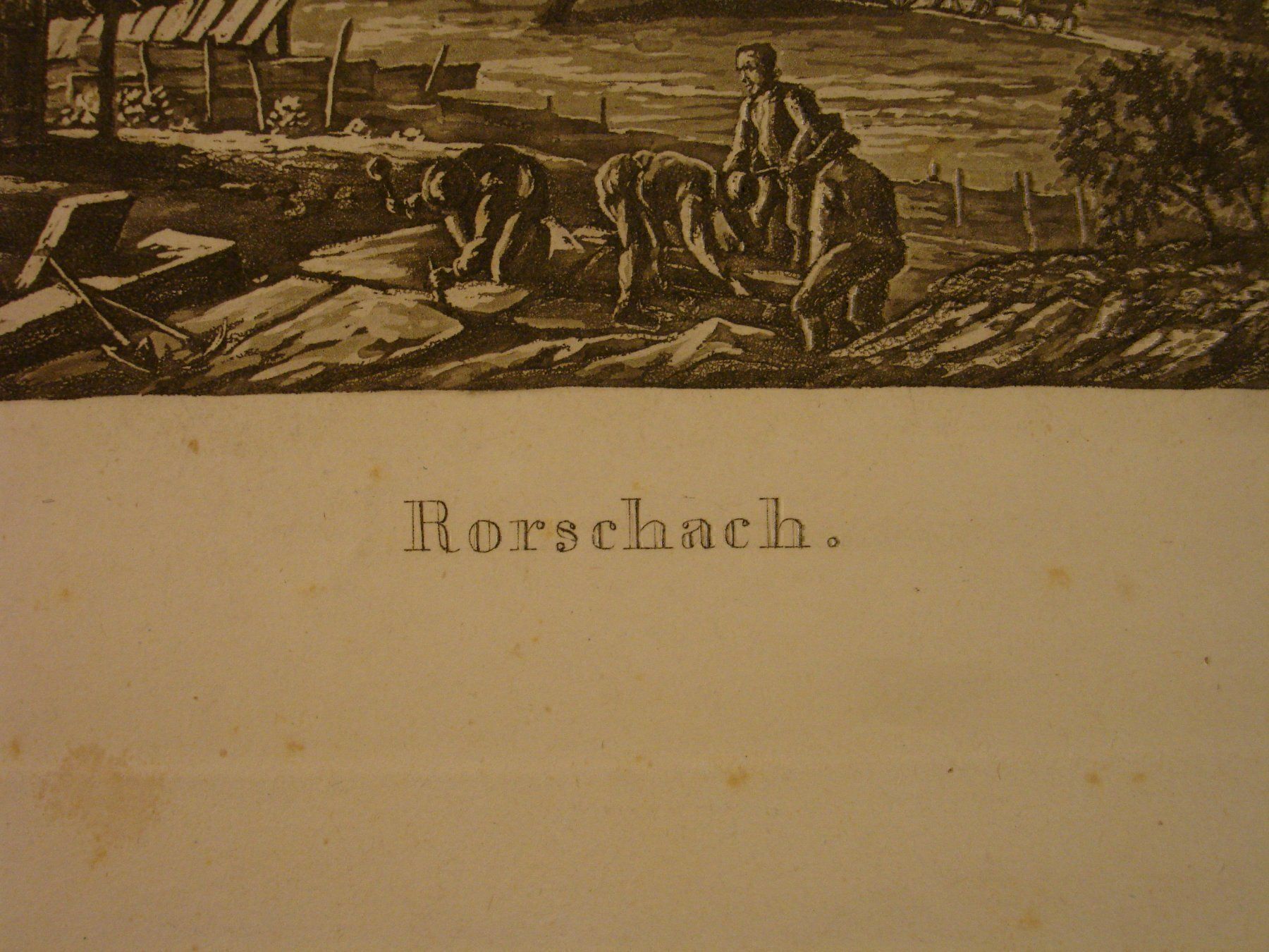 Stiche: RORSCHACH, ISENRING AQUATINTA 1828 – Gebraucht aus Grüningen von Kartensammler 4