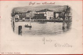 Gruss aus RORSCHACH No 4538 G. Boschart gel. 1897 n. Herisau