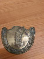 Antikes St.Galler Schild um 1850 aus Messing