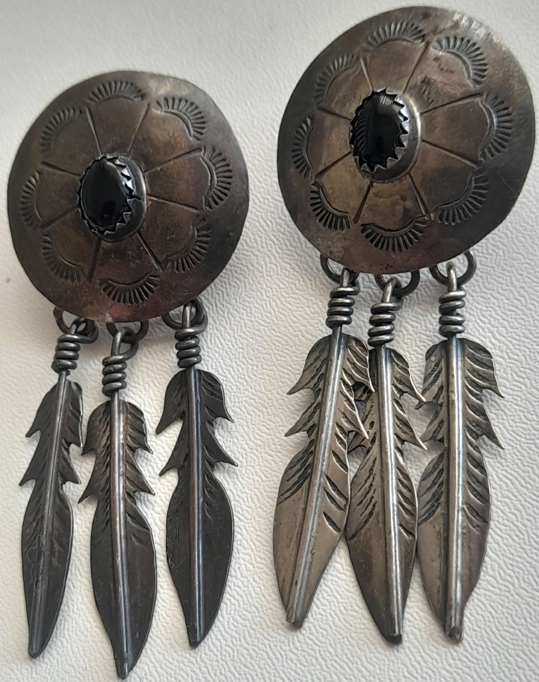 Orecchini pendenti & Orecchini a lobo: B.O en argent 925,et Onyx  – Usato da Lausanne venduto da Glam-Luxe 4
