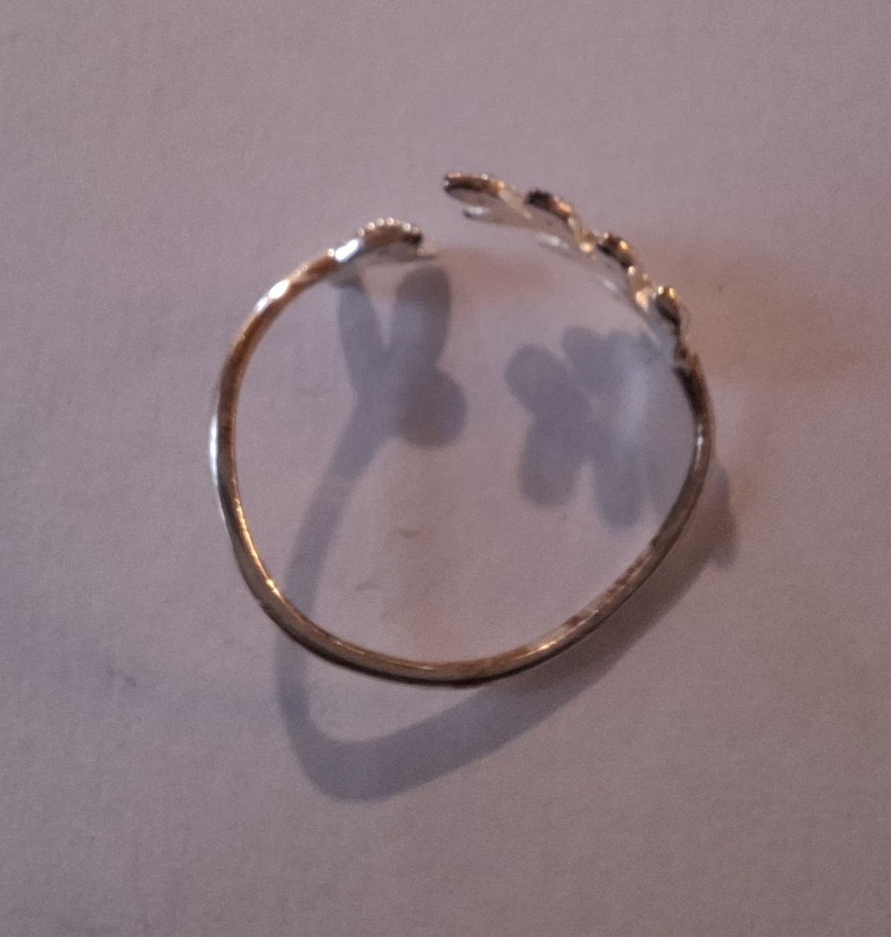 Anelli: Olivenzweig-Ring, 18 mm, silberfarben – Usato da Urtenen-Schönbühl venduto da nerdgirl 1