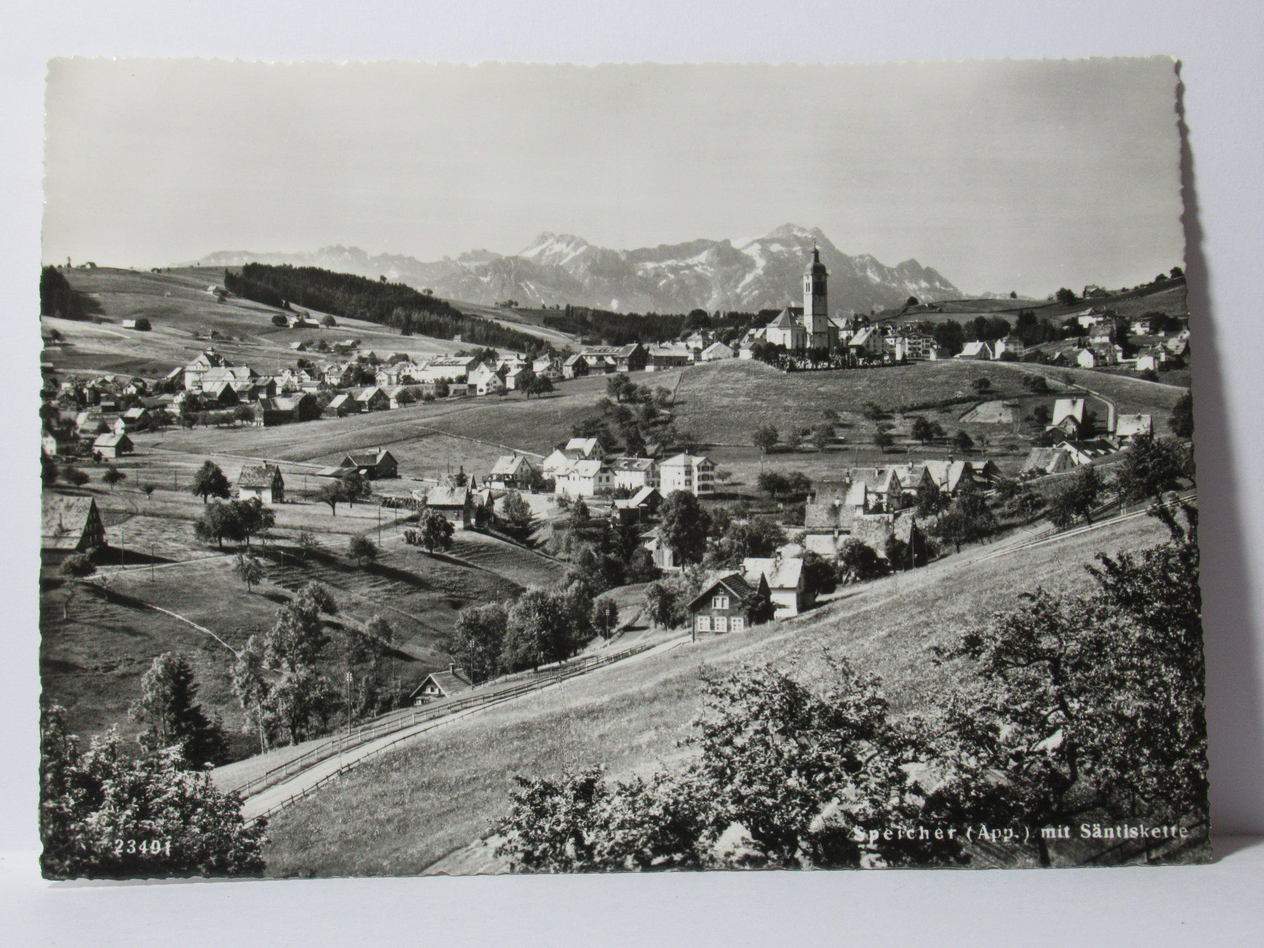 Ansichtskarten: Speicher mit Säntiskette , Kirche – Neu (gemäss Beschreibung) aus Grenchen von Bluemchen1900 1