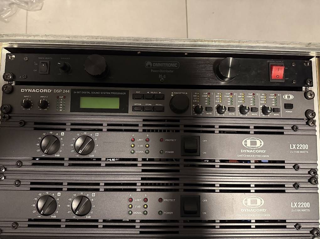 Verstärker: PA Endstufen- Dsp Dynacord – Gebraucht aus Nebikon von Electrovoice10 1