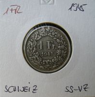 Schweiz / 1 Franken 1945, ss-vz