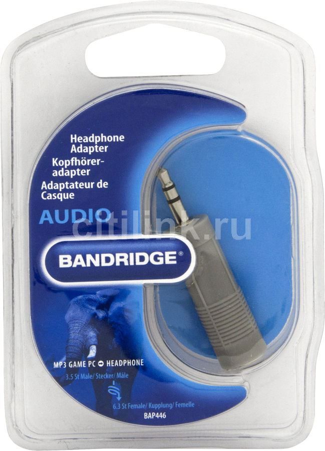 Kabel: BANDRIDGE BAP446 Kopfhöreradapter – Neu und originalverpackt aus Zeiningen von VSA-AG