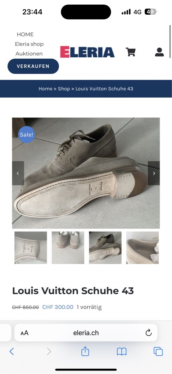 Louis Vuitton Scarpe da uomo: Louis Vuitton Schuhe – Usato da Baar venduto da Esavi 4