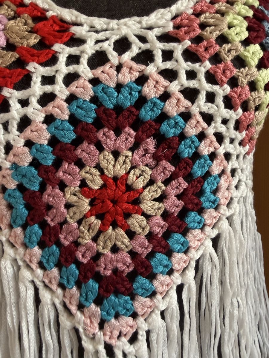 Top: Boho Häkeltop – Nuovo (secondo la descrizione) da Sigriswil venduto da ck56 2