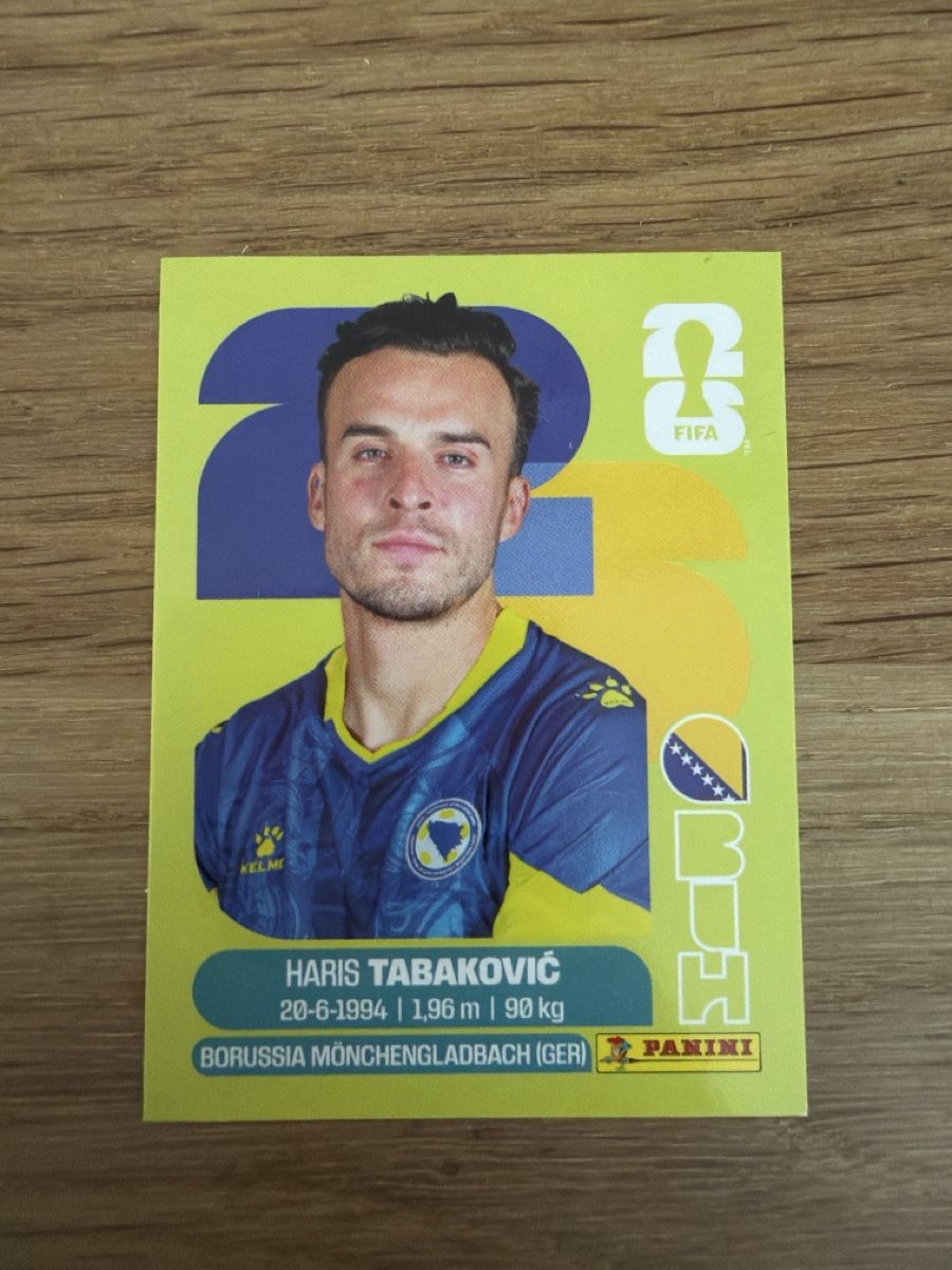 Panini Carte collezionabili: WM 2026 BIH 20 Sticker Haris Tabakovic – Nuovo (secondo la descrizione) da Sempach venduto da soj_rk95