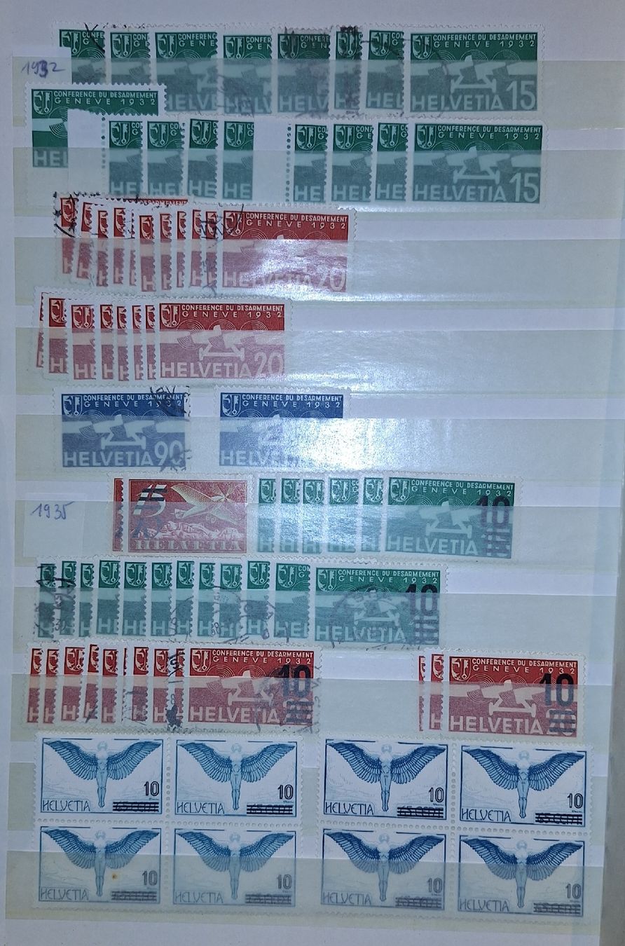 Tutti i francobolli: Sammlung Flugpost  – Usato da Balgach venduto da SIMEON27 4