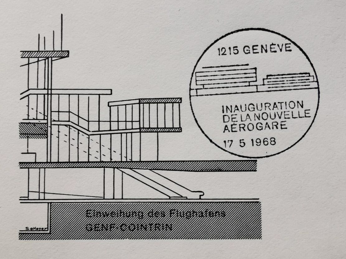 Tutti i francobolli: Flughafen Genf Einweihung 1968 – Nuovo (secondo la descrizione) da Aadorf venduto da Chnorli-Furz 1