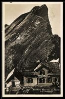 AK Säntis, Gasthaus Thierwies am Säntis mit Grenzkopf