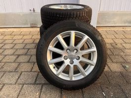 4 Original Audi OEM 16" Winterräder Continental 225/55 R16