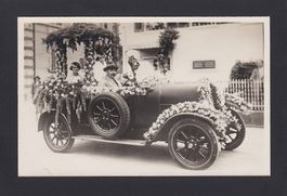 Fotokarte AFFOLTERN a.A. Sängerfest 1928, Auto, Oldtimer