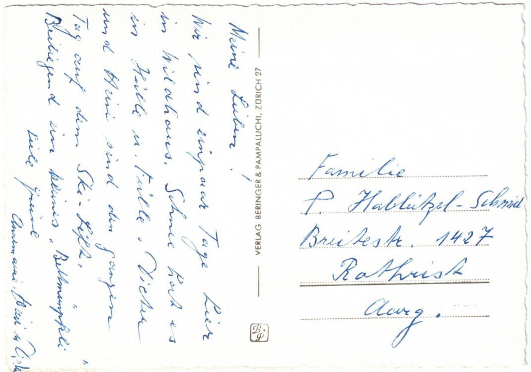 Cartoline postali: Wildhaus - Sessellift – Usato da Binningen venduto da Mountainrider 1