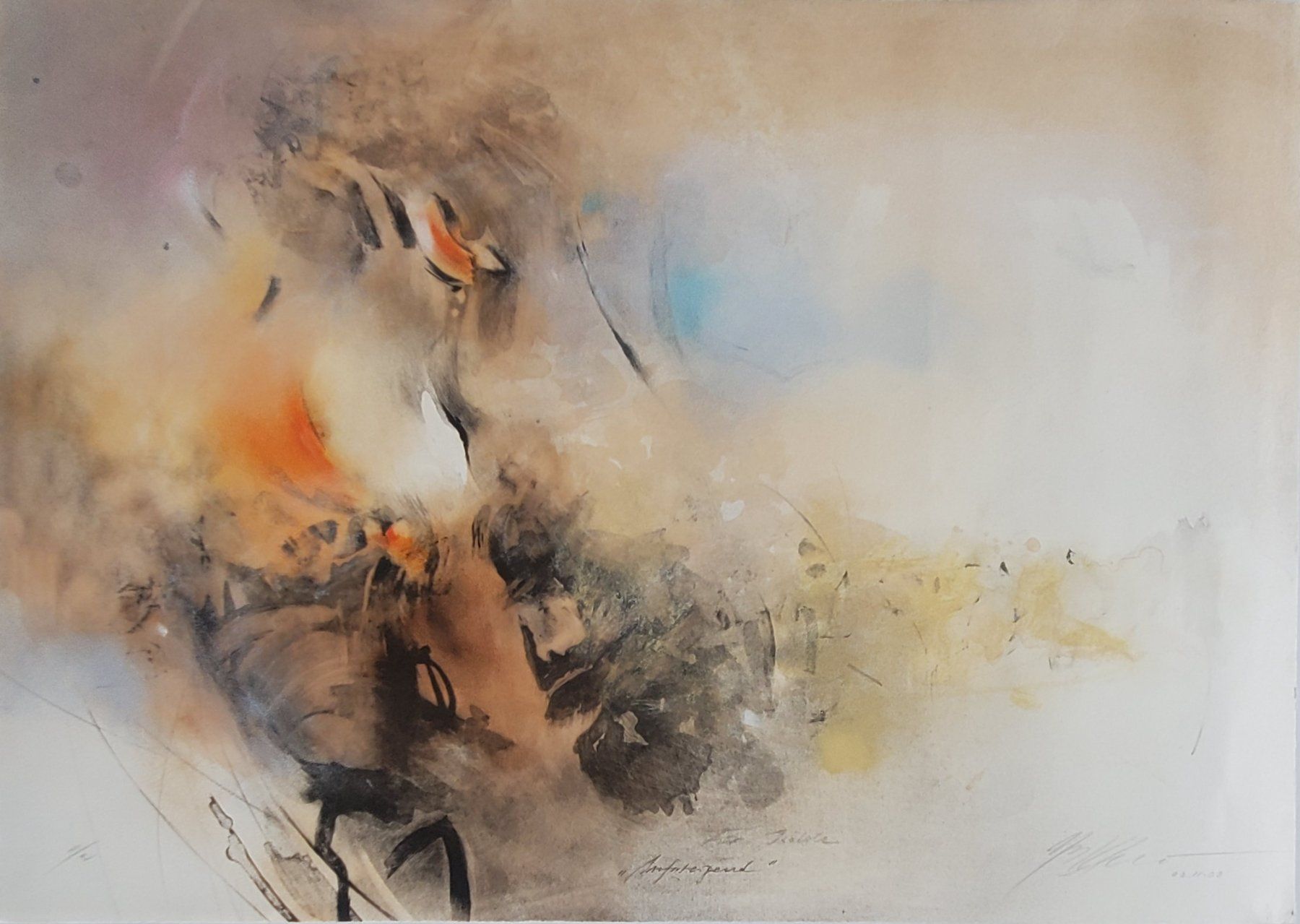 Foto & Immagini: Originale expressive Lithographie Gabriele Mierzwa – Usato da Opfikon venduto da Diversamente