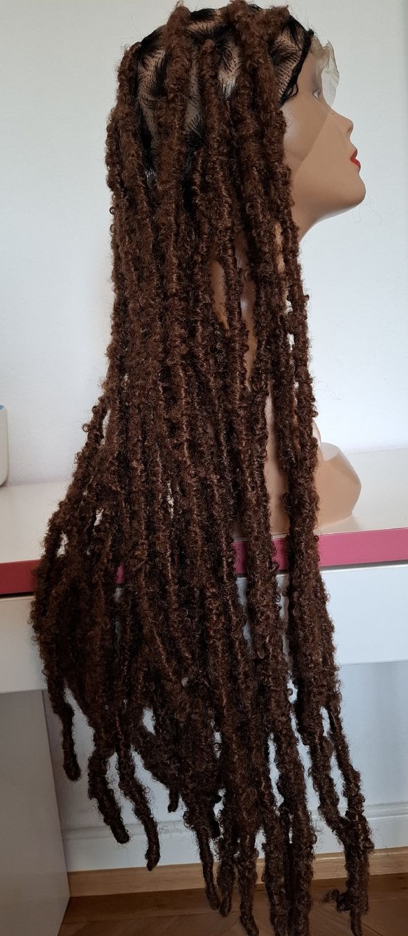 Parrucche: Brown Dreadlock Wig | Rasta Style | Handmade | Lace Front – Nuovo (secondo la descrizione) da Lausanne venduto da usa_xd5k 4