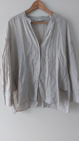 Leichte Bluse - ZARA - 100% Leinen - in Grösse L / XL -