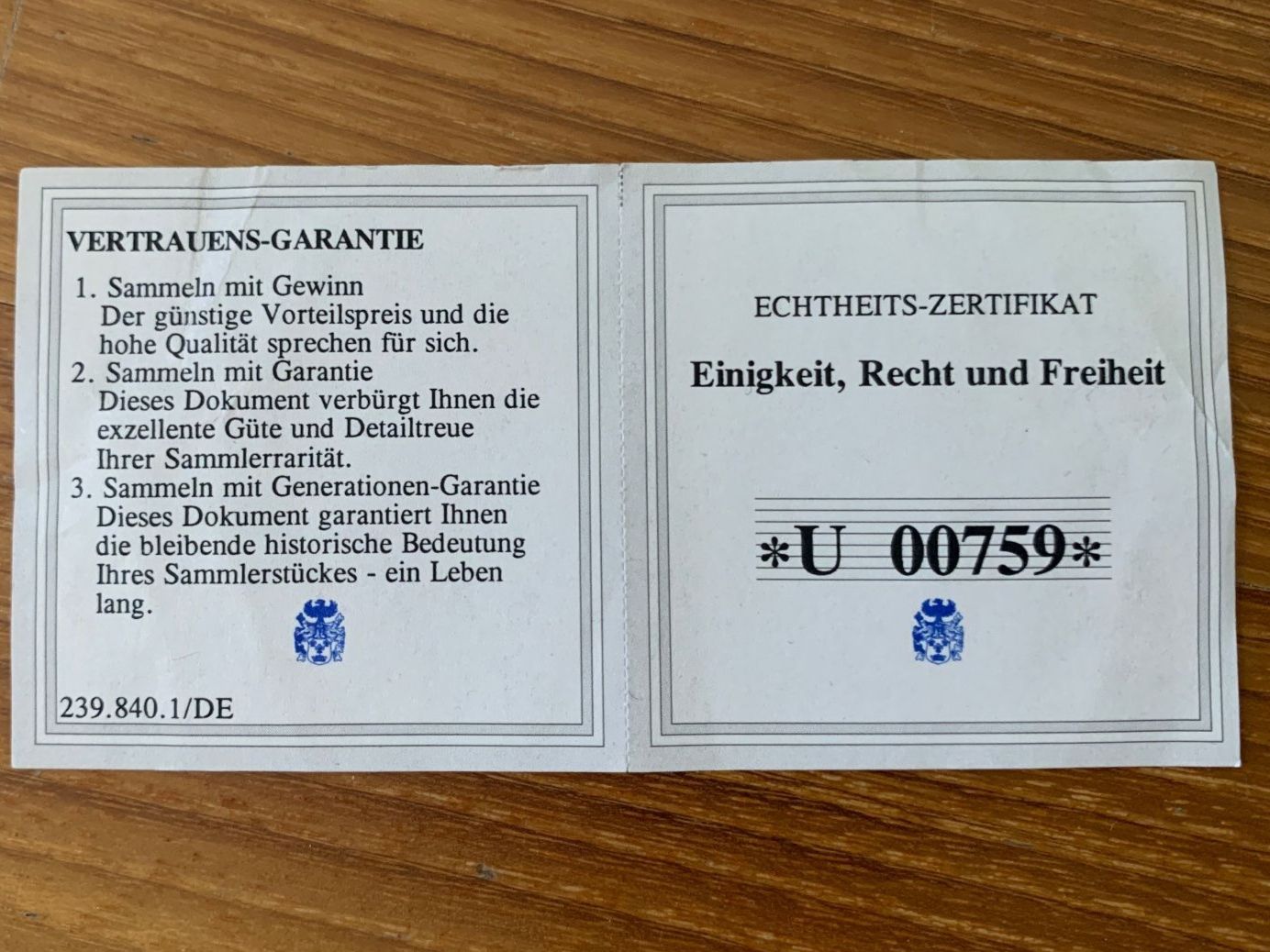 Medaglie: Gigant Medaille 2011 Deutschland – Usato da Edlibach venduto da RUW19 6