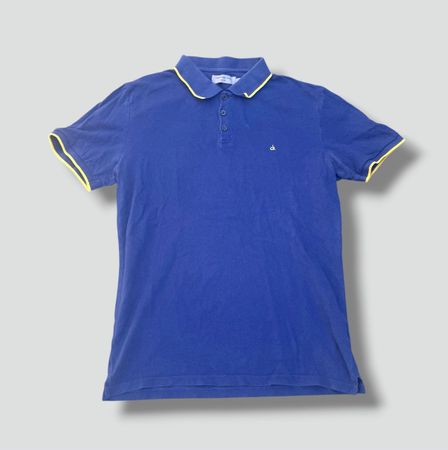 Calvin Klein blue classic polo shirt