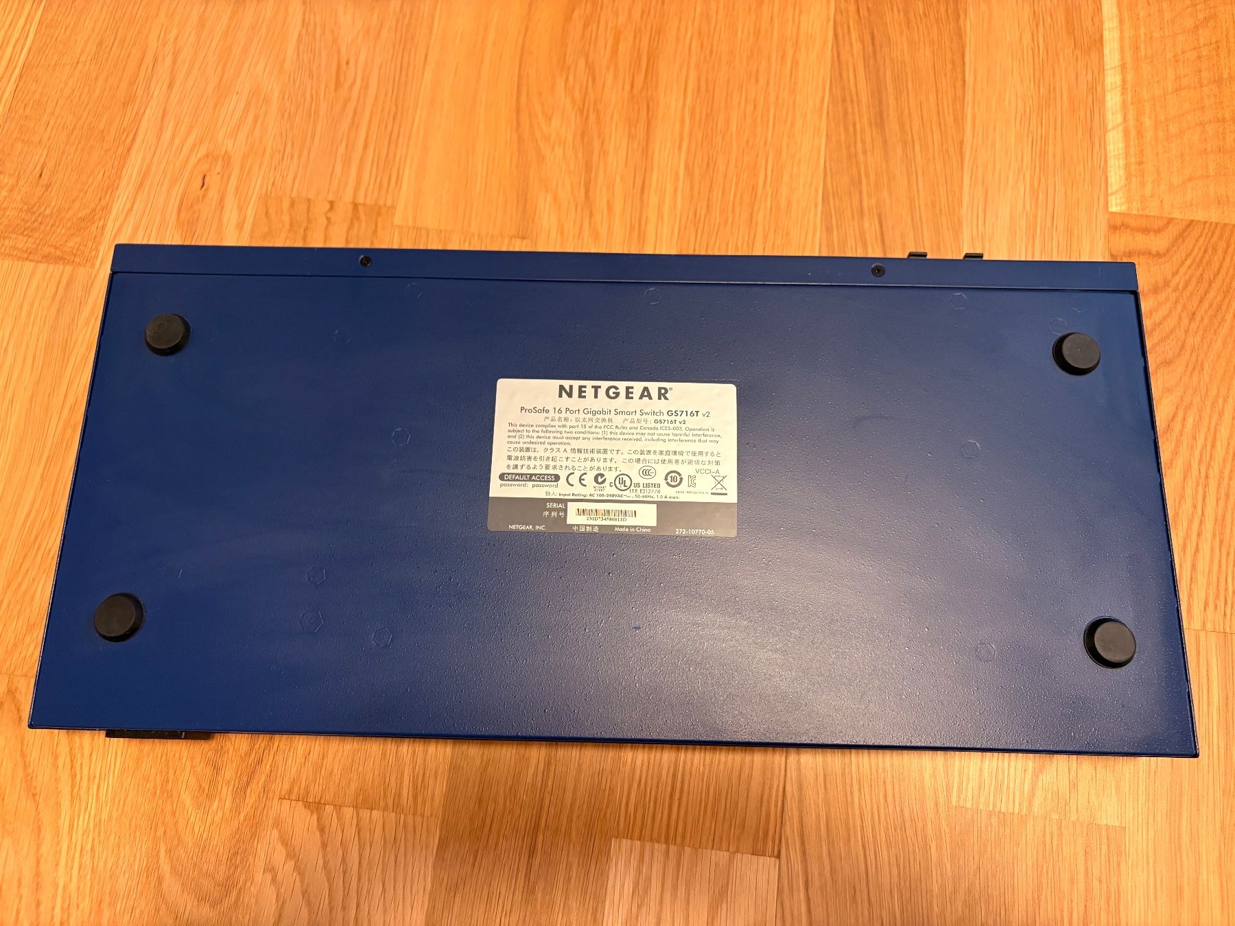 Netgear Hub & Switch: Netgear GS716T, Smart Switch, 16 Port – Usato da Basel venduto da marcepan 4