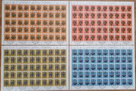 PP Bogenserie 1975 mit ET-Stempeln, Postpreis 115.-