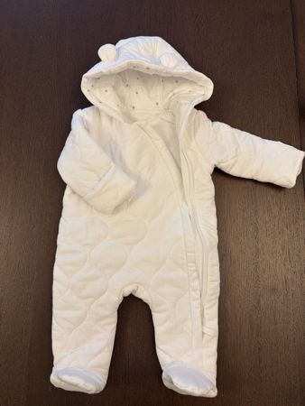 Baby Overall Weiss Grösse 3-6 Monate