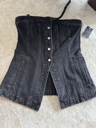 Levi’s Tailored Denim Bustier Top Gr. M – neu mit Etiket