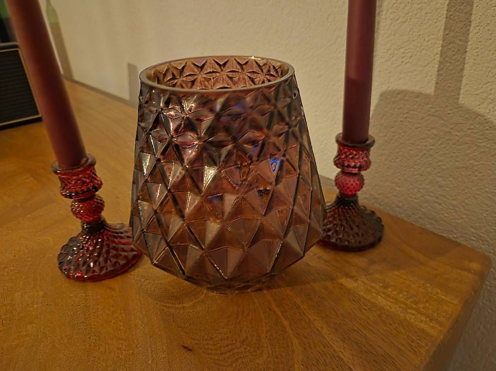 Portacandele: Vase und 2 Kerzenständer – Usato da Zürich venduto da tudor87