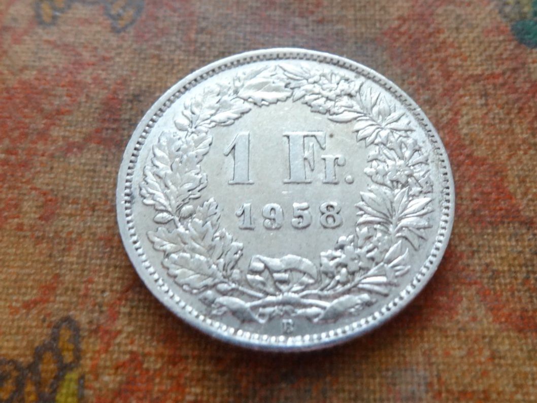 Tutti le monete: 1 Fr. 1958  (Y) – Usato da Romanel-sur-Lausanne venduto da Swift13