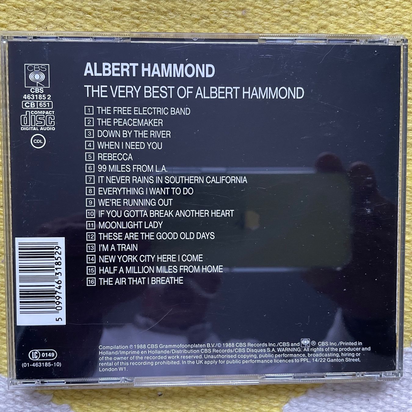 CD: ALBERT HAMMOND-VERY BEST OF – Usato da Rorschacherberg venduto da CD-Roli 1