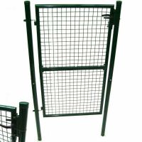 56728 - Rundrohr Gartentor inkl. Schloss 100x120cm / Ø 60mm