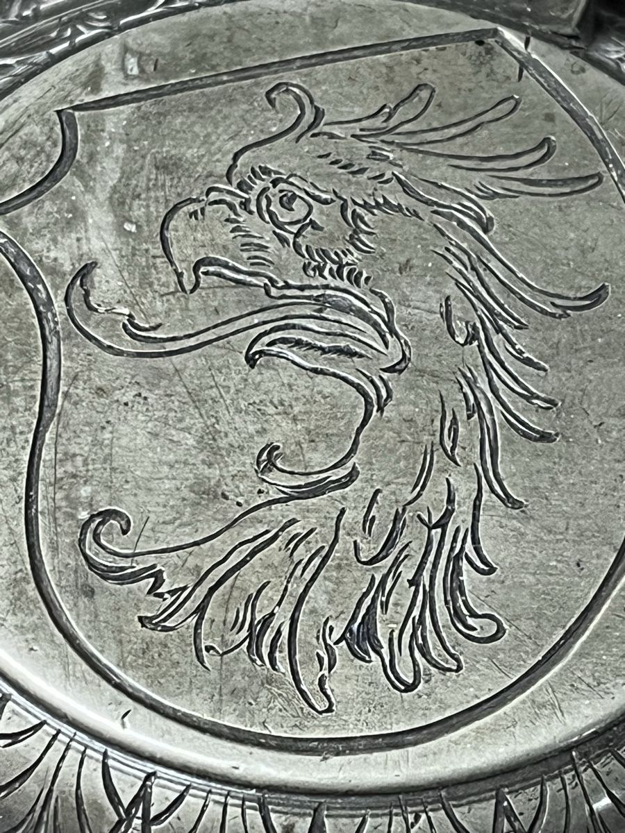 Karaffen: Barocker Zinn Walzenkrug  datiert 1738 – Gebraucht aus Hermetschwil - Staffeln von Juergso 2