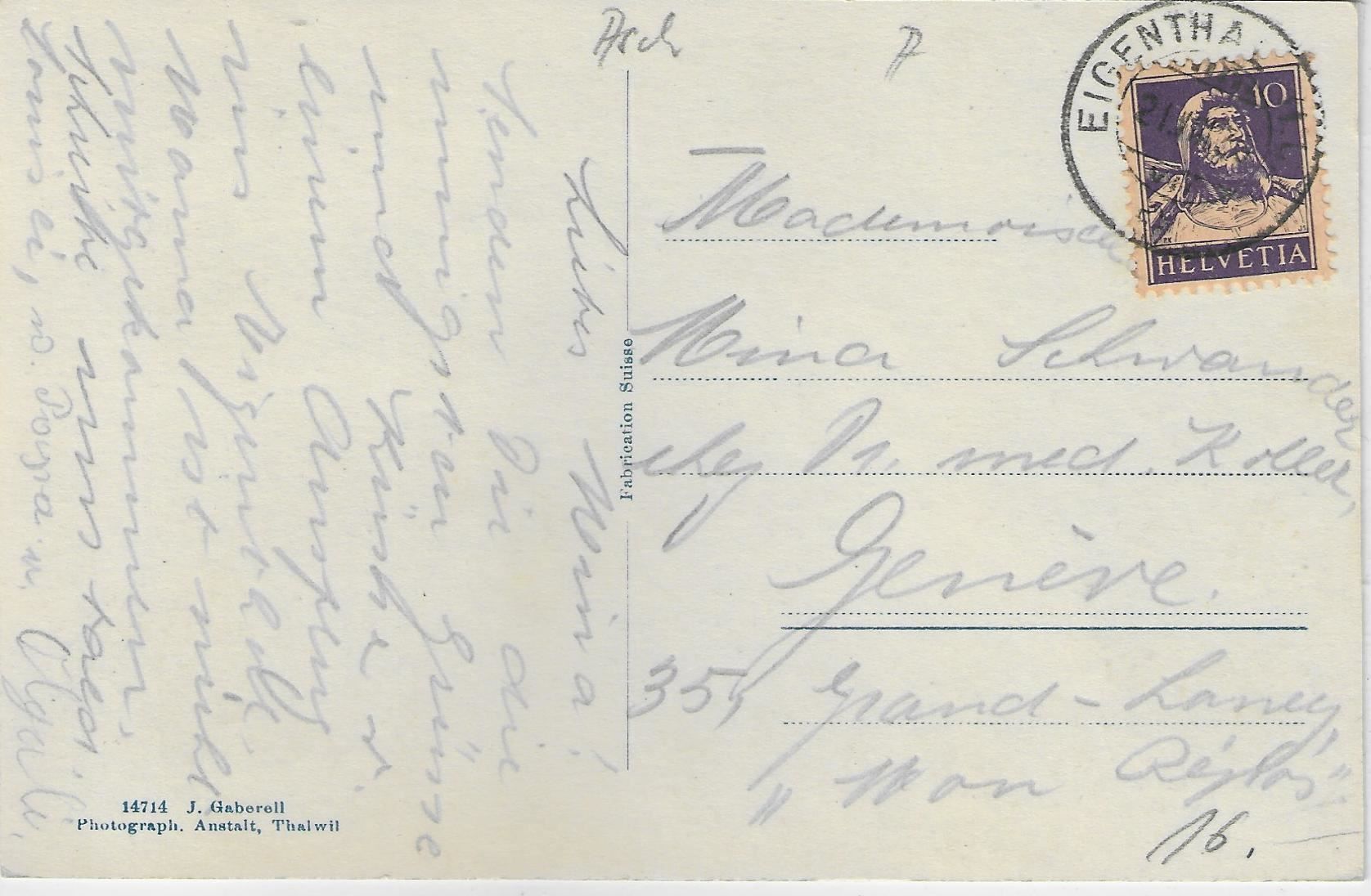 Cartoline postali: Partie im Eigenthal – Antico da Ettingen venduto da Kartenplanet 1