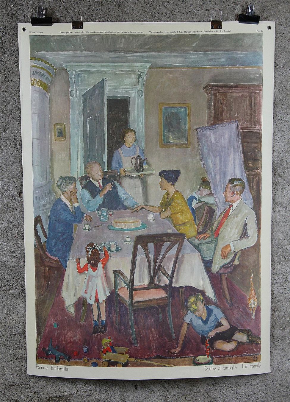Foto & Immagini: Schulwandbild "Familie" – Usato da Birrwil venduto da brandschatz_birrwil 1