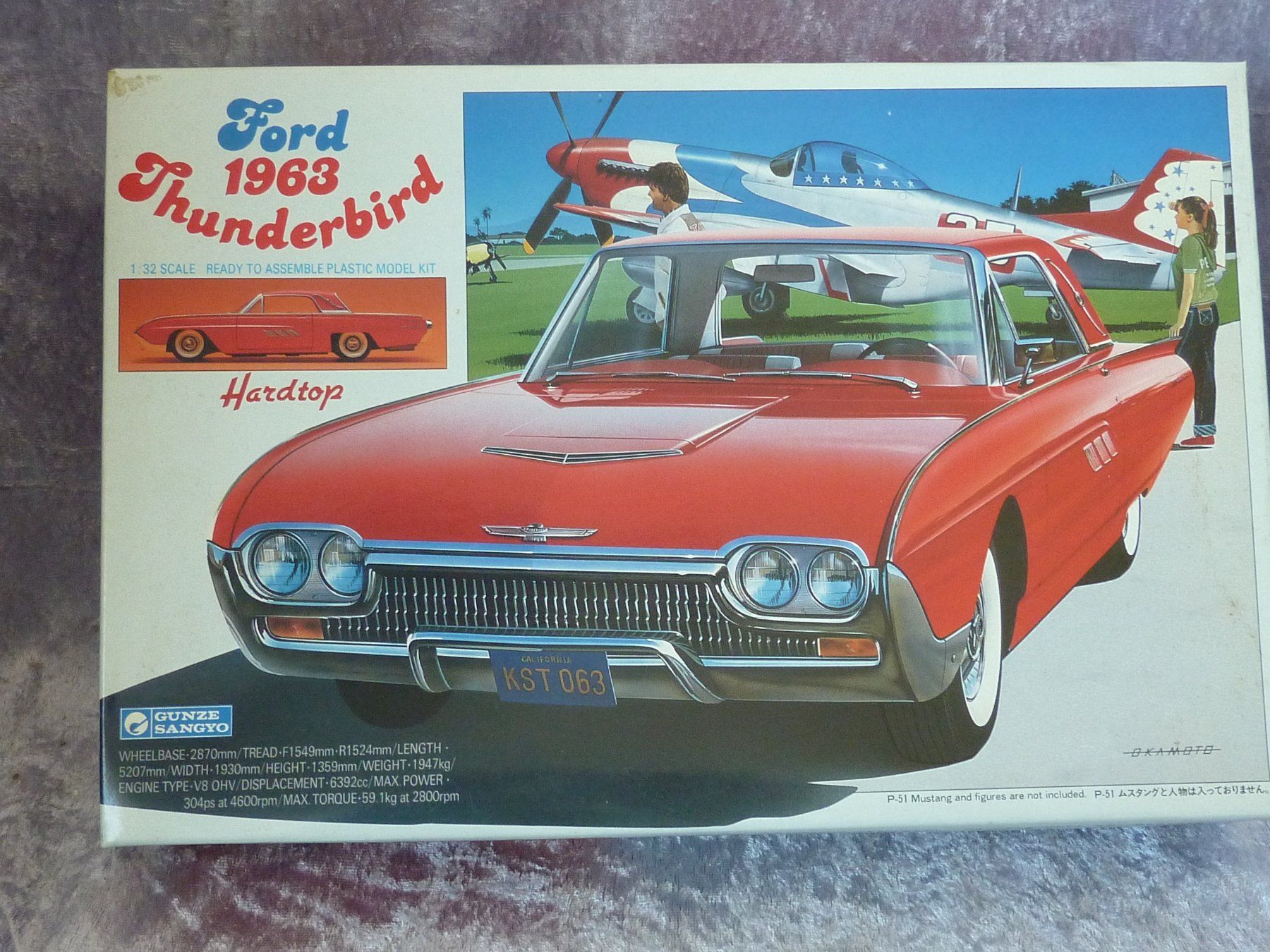 AMT/ERTL Modellini d'auto: Ford Thunderbird 1963 1:32 – Nuovo e nell'imballaggio originale da Dürrenäsch venduto da modellautos4you