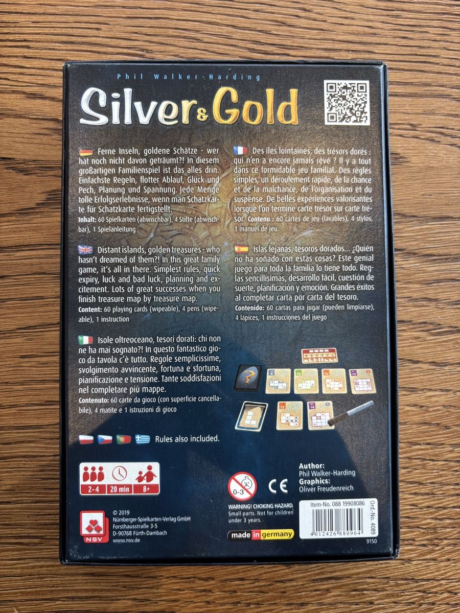 Giochi: Silver & Gold Schatzsuche – Usato da Waldkirch venduto da xyst 1